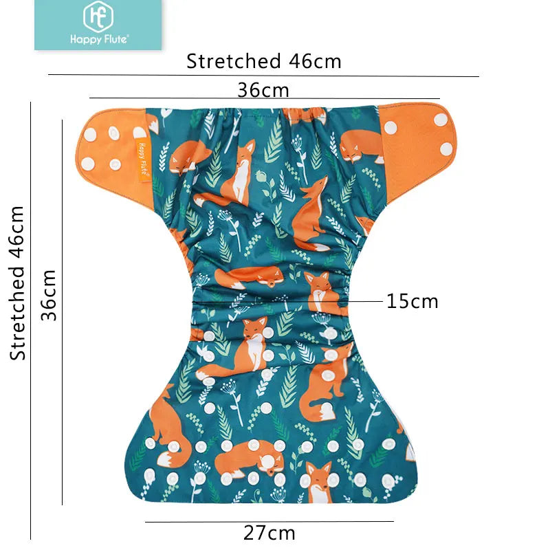 4Pcs/Set Eco-Friendly Cloth Diaper Ecological Reusable Baby Diapers