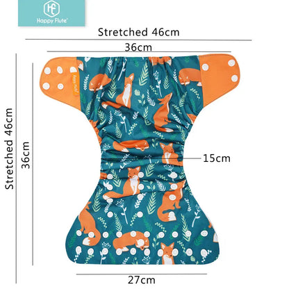 4Pcs/Set Eco-Friendly Cloth Diaper Ecological Reusable Baby Diapers