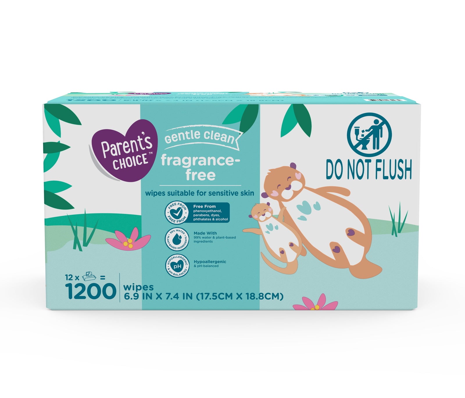 Choice Fragrance-Free Baby Wipes, 1200 Count (Select for More Options)