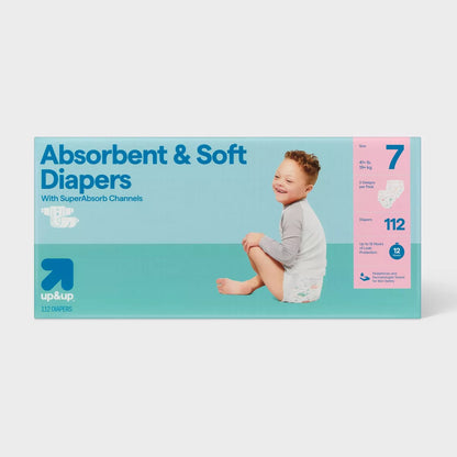 Disposable Diapers - Up&Up (Select Size and Count)