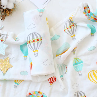 Baby Blankets Newborn Bamboo Cotton Soft Muslin Swaddle Blanket for Newborn Girl and Boy Baby Bath Towel