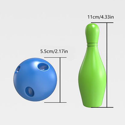 Children's Bowling Set - 12-Piece Interactive Sports Game for Toddlers and Young Children, Ideal for Indoor and Outdoor Play