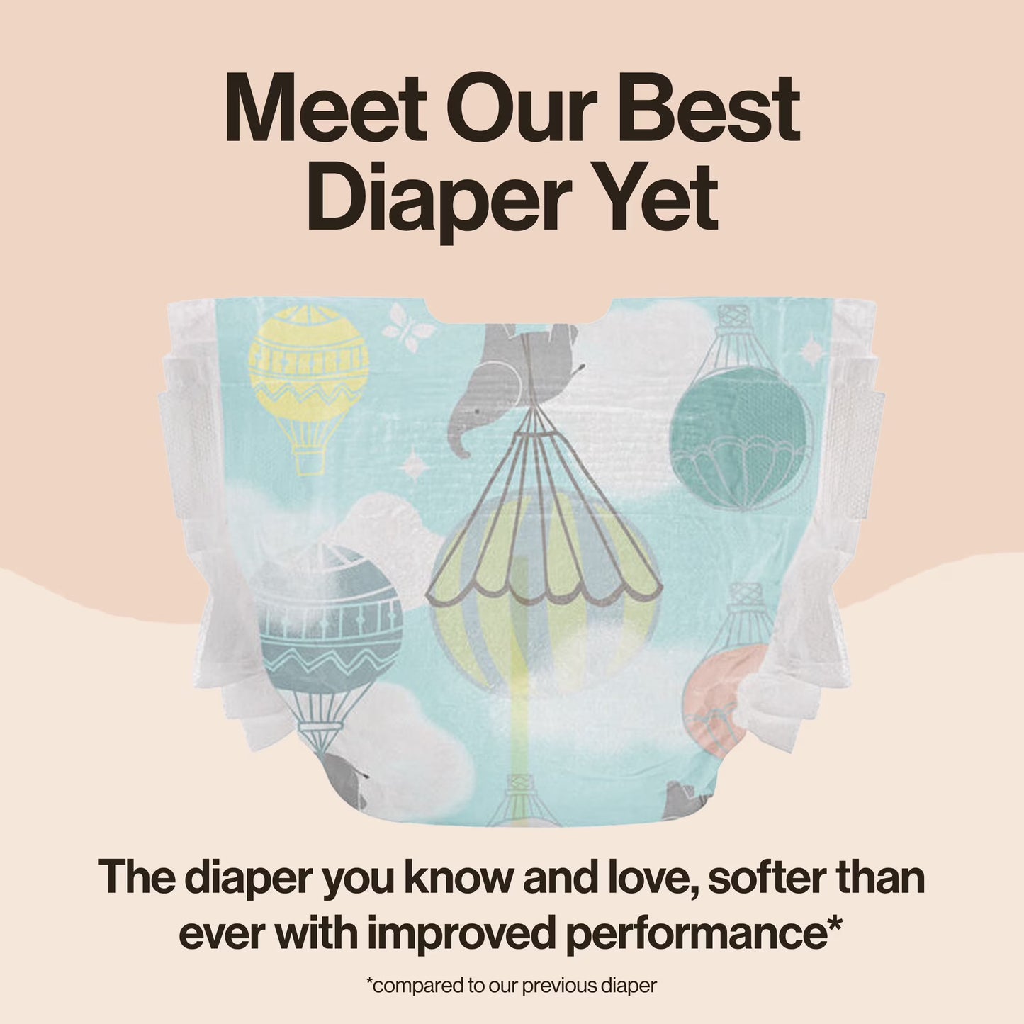 ® Clean Conscious Baby Diapers Size Newborn (<10 Lbs), Hypoallergenic and Plant Based, 48 Count