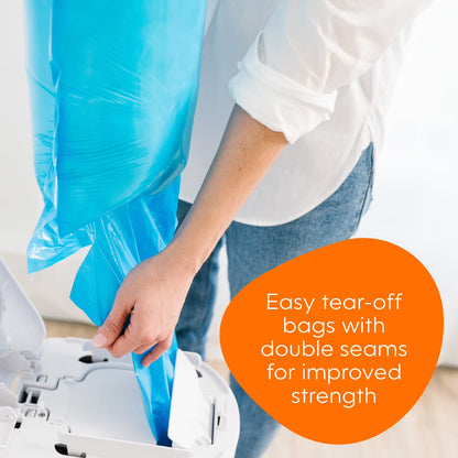 Diaper Pail Easy Roll Refill with 30 Bags, Holds up to 1410 Newborn Diapers