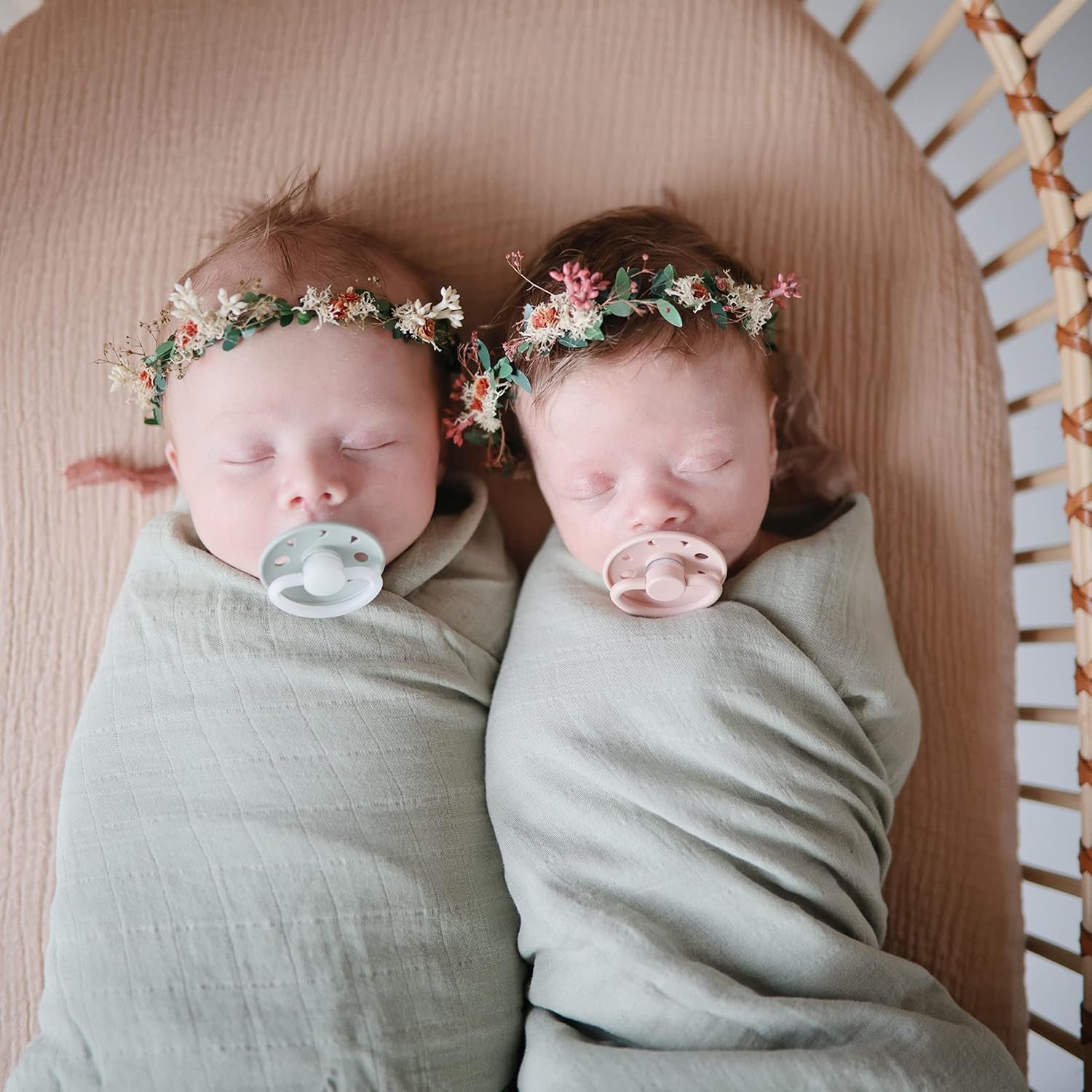 Muslin Baby Swaddle Blanket | 100% Organic Cotton (Sage)