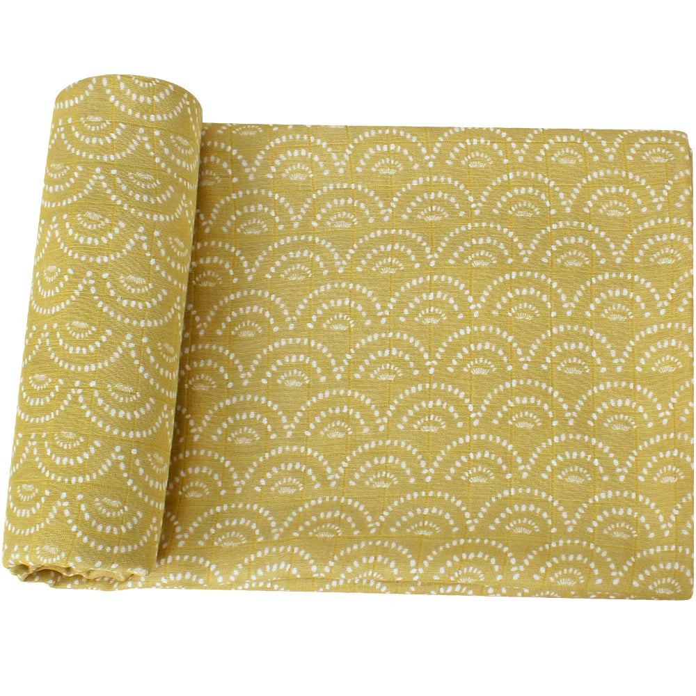 Baby Blankets Newborn Bamboo Cotton Soft Muslin Swaddle Blanket for Newborn Girl and Boy Baby Bath Towel