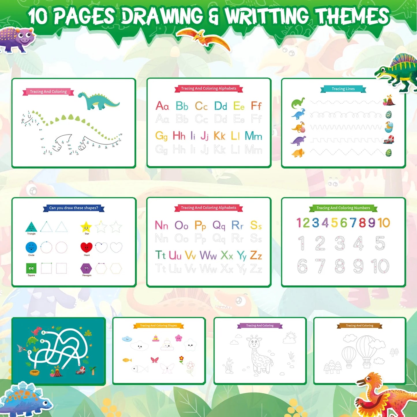 Montessori Educational Activity Book for Toddlers, Engaging Learning Toys for Ages 1-5, Ideal Christmas and Birthday Gifts for Boys and Girls