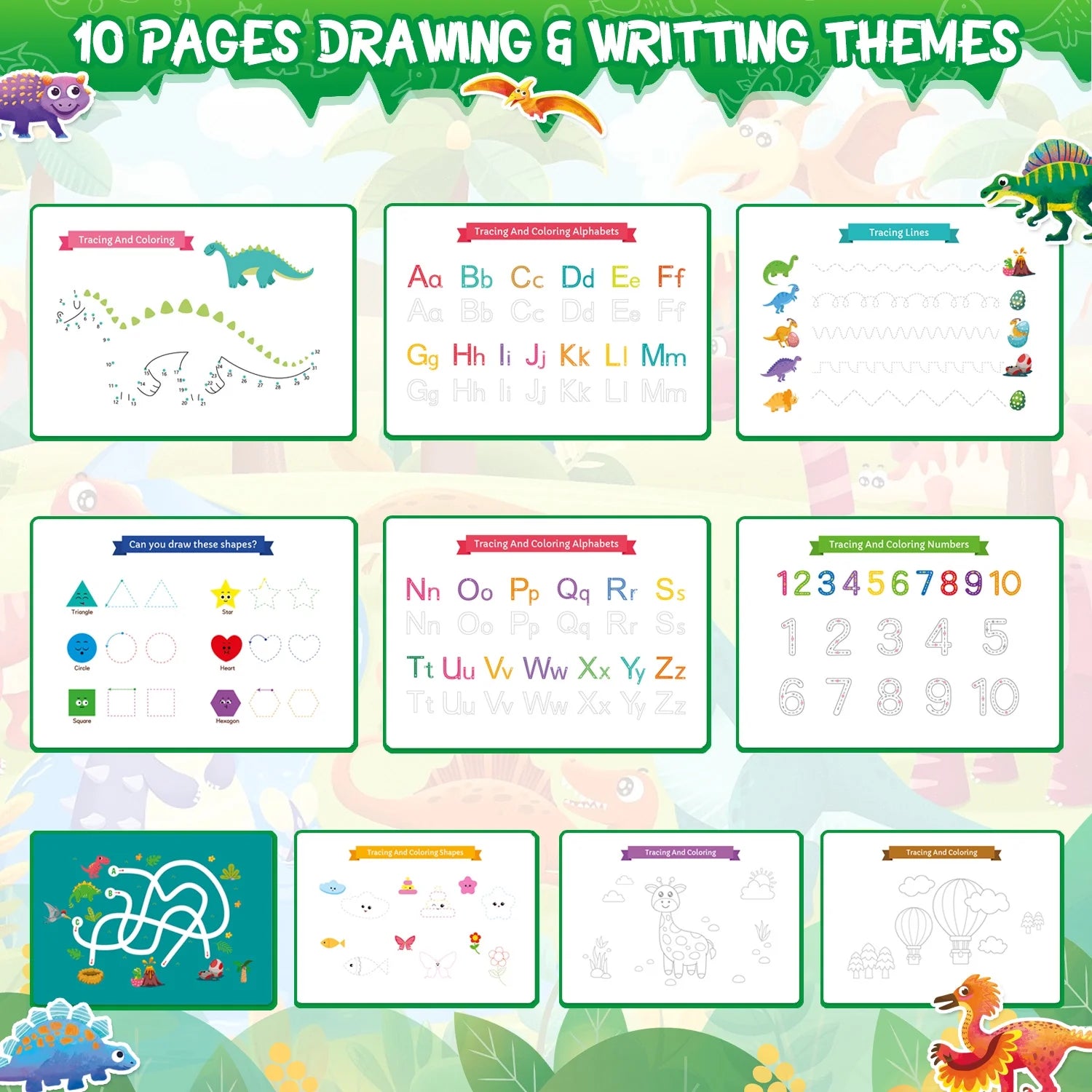 Montessori Educational Activity Book for Toddlers, Engaging Learning Toys for Ages 1-5, Ideal Christmas and Birthday Gifts for Boys and Girls