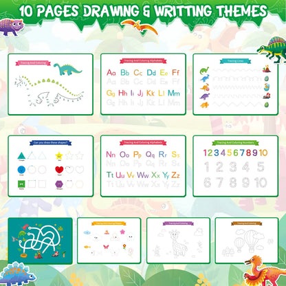Montessori Educational Activity Book for Toddlers, Engaging Learning Toys for Ages 1-5, Ideal Christmas and Birthday Gifts for Boys and Girls