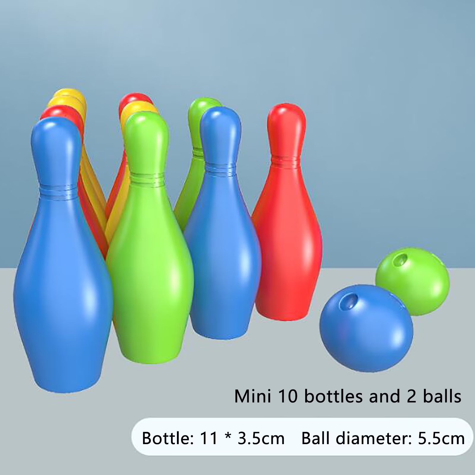 Children's Bowling Set - 12-Piece Interactive Sports Game for Toddlers and Young Children, Ideal for Indoor and Outdoor Play