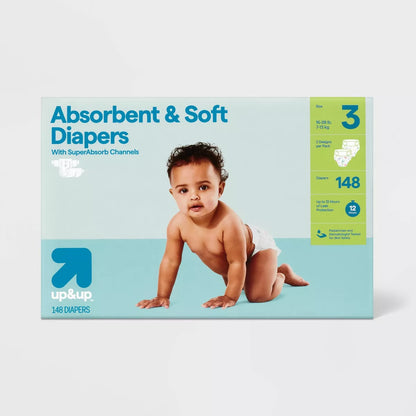 Disposable Diapers - Up&Up (Select Size and Count)