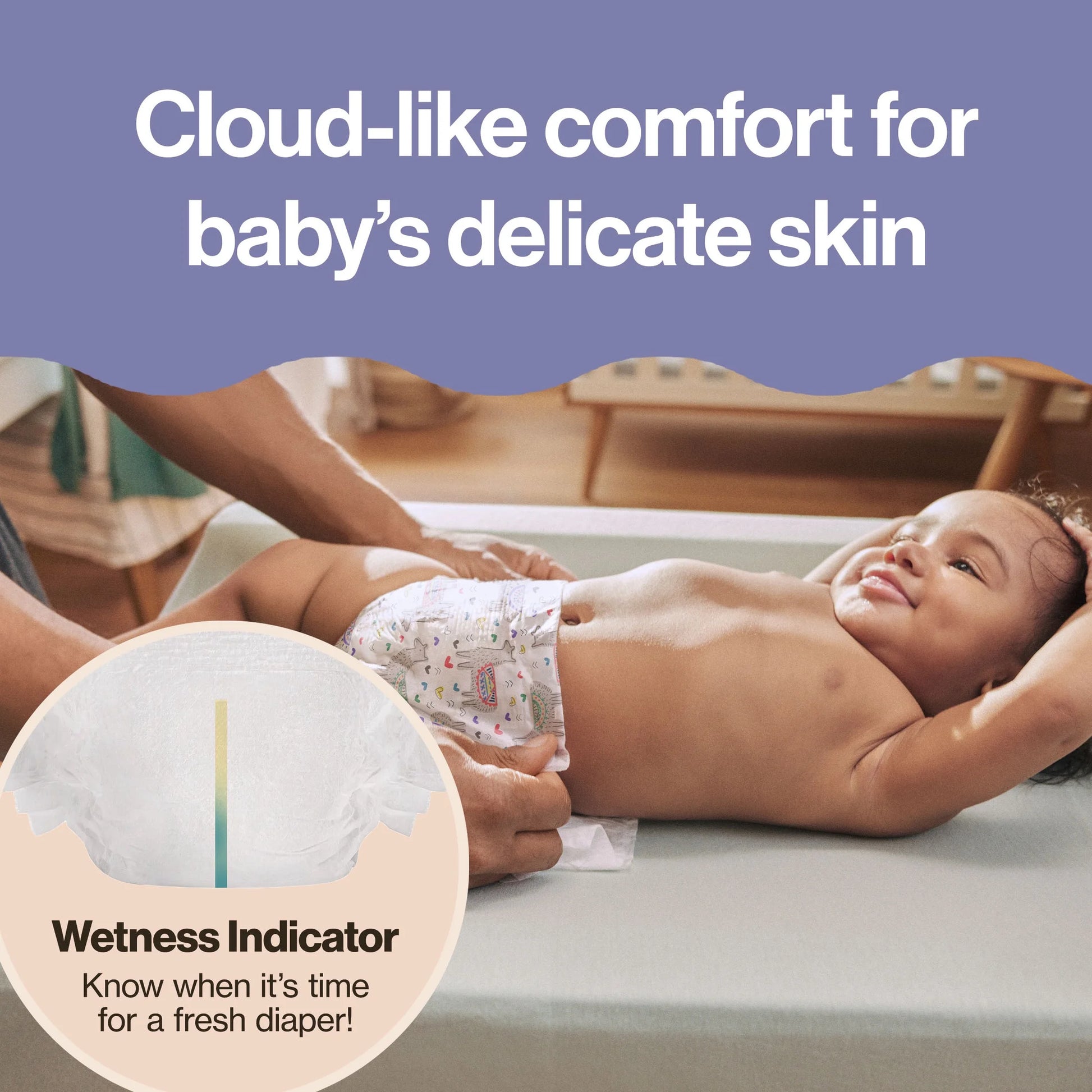 ® Clean Conscious Baby Diapers Size Newborn (<10 Lbs), Hypoallergenic and Plant Based, 48 Count