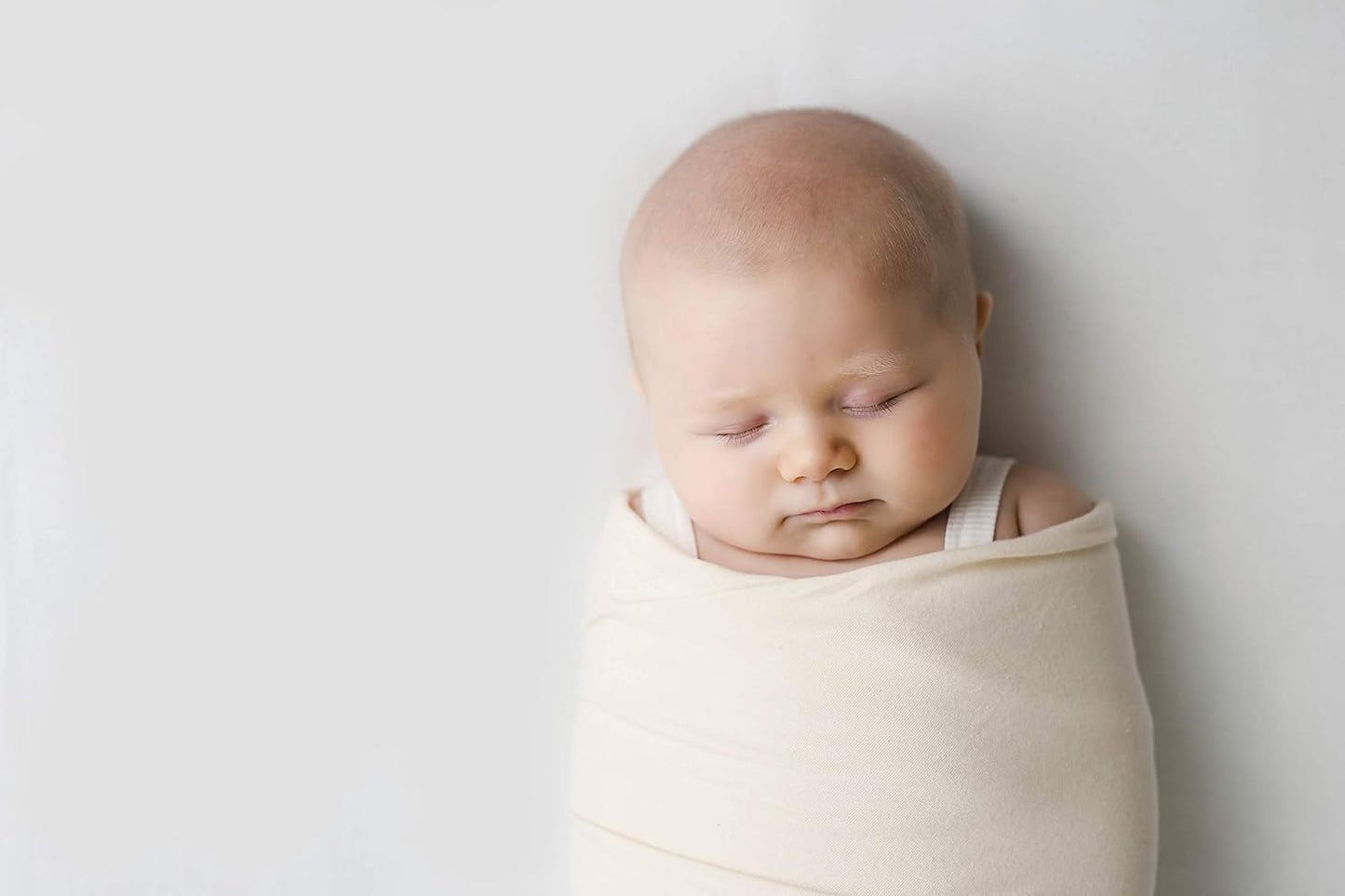 Swaddle | Organic Cotton Swaddle Blanket, Soft Stretch, 47 X 47 Inches | Natural
