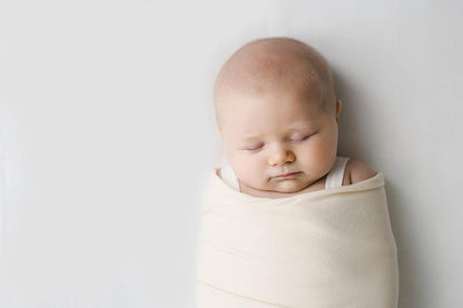 Swaddle | Organic Cotton Swaddle Blanket, Soft Stretch, 47 X 47 Inches | Natural