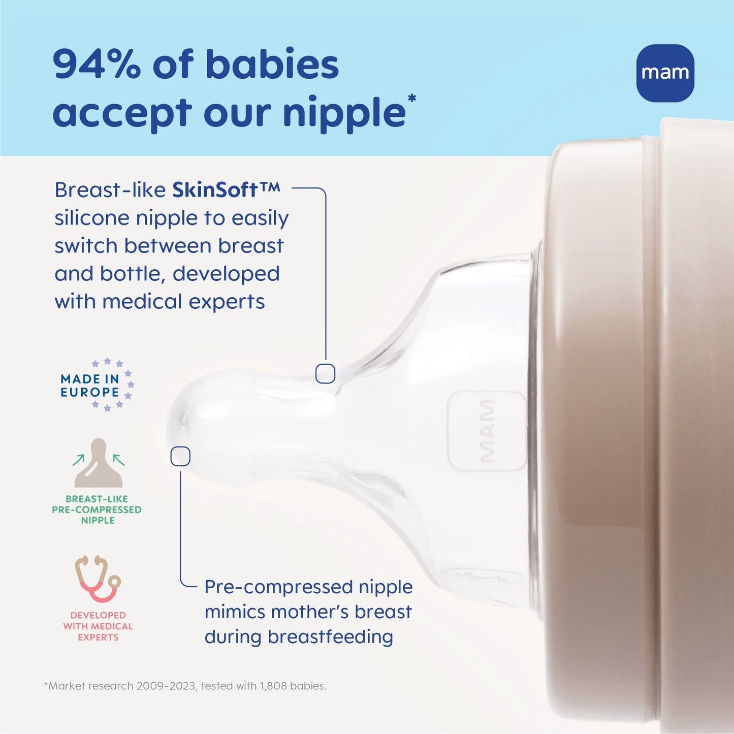 Feel Good Glass Bottle 6Oz, 1 PK, Unisex