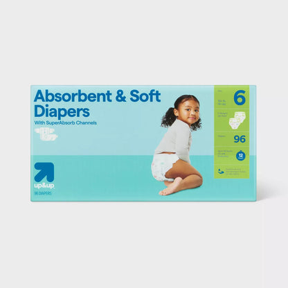 Disposable Diapers - Up&Up (Select Size and Count)