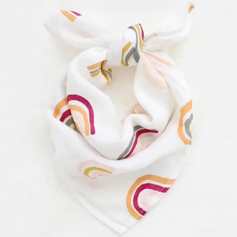 Newborn Organic Cotton Bamboo Baby Blanket Muslin Swaddle Wrap Feeding Burpy Towel Scraf Bibs Muslin Diaper Dropshipping