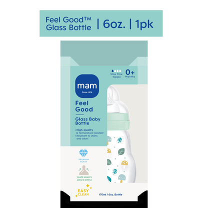 Feel Good Glass Bottle 6Oz, 1 PK, Unisex