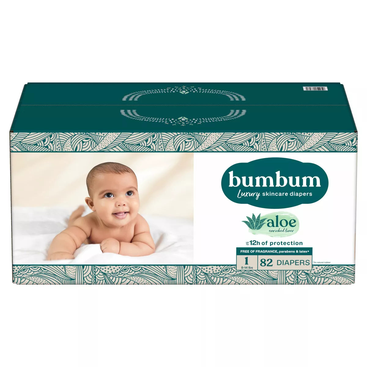 Bumbum Luxury Fragrance-Free Disposable Diapers - (Select Size and Count)