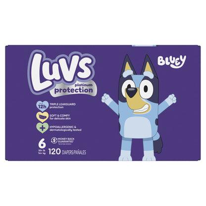Platinum Protection Baby Diapers, Size 6, 120 Count (Select for More Options)