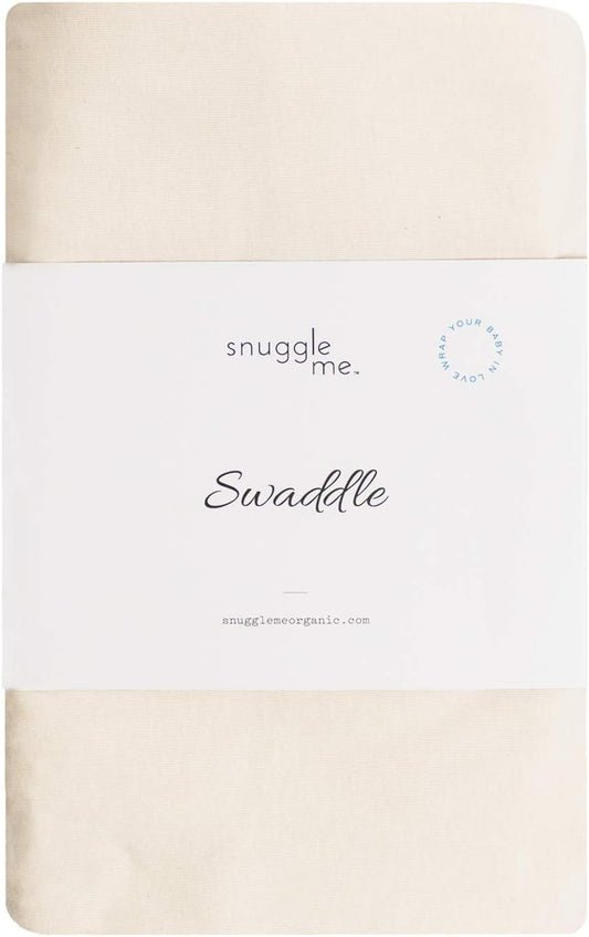 Swaddle | Organic Cotton Swaddle Blanket, Soft Stretch, 47 X 47 Inches | Natural