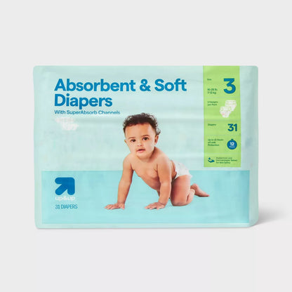 Disposable Diapers - Up&Up (Select Size and Count)