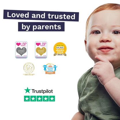 Sensitive Soft Sustainable Baby Diapers Size 2, 29 Count (Choose Your Size and Count)