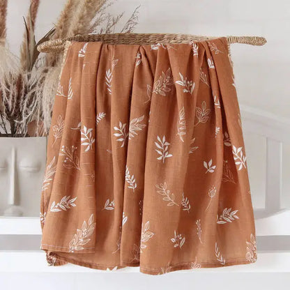 Baby Blankets Newborn Bamboo Cotton Soft Muslin Swaddle Blanket for Newborn Girl and Boy Baby Bath Towel