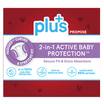 plus Diapers Sizes 3 - 7