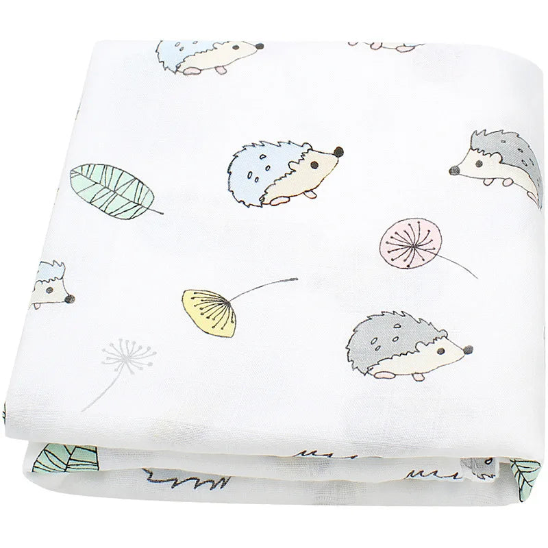 Baby Blankets Newborn Bamboo Cotton Soft Muslin Swaddle Blanket for Newborn Girl and Boy Baby Bath Towel