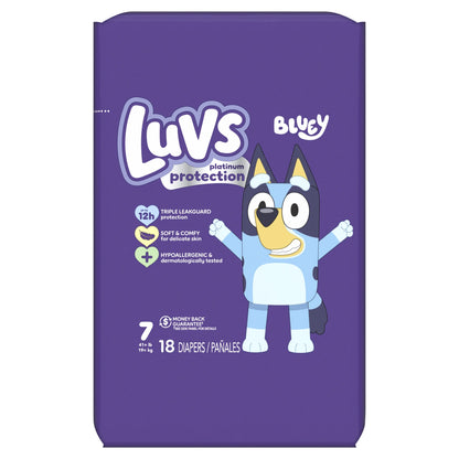 Platinum Protection Baby Diapers, Size 7 (41+ Lbs), 18 Count