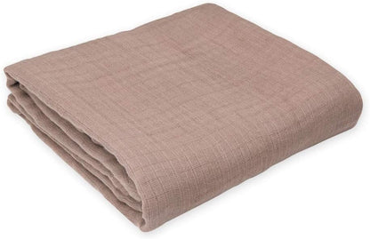 Organic Muslin Baby Boy Girl Unisex Swaddle Blankets 4 Pack Receiving Blankets Solid Teal, Lime, Taupe, Navy