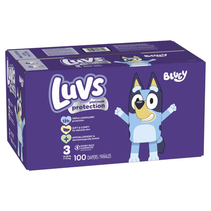 Platinum Protection Baby Diapers, Size 3 (16-28 Lbs), 100 Count