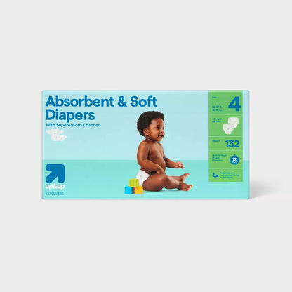 Disposable Diapers - Up&Up (Select Size and Count)