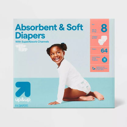 Disposable Diapers - Up&Up (Select Size and Count)