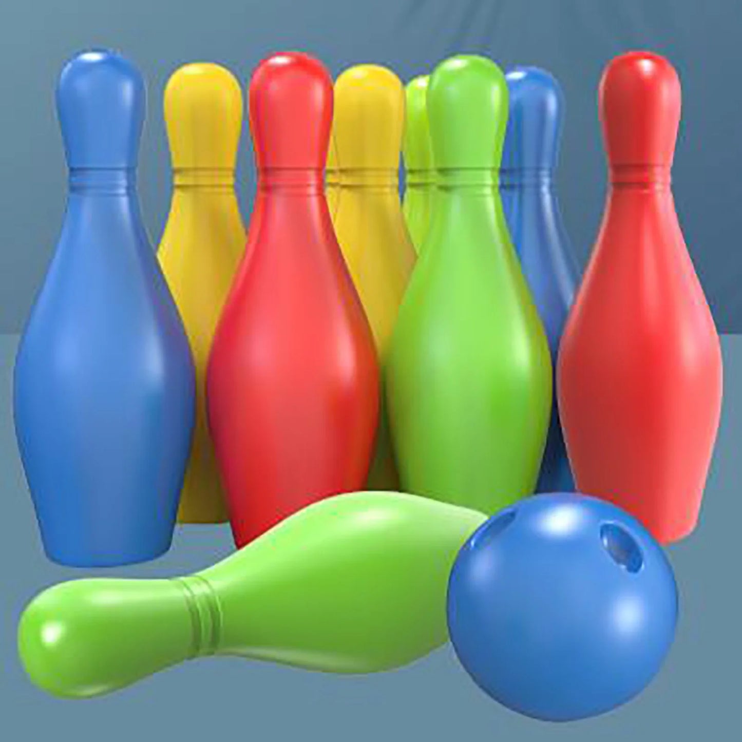 Children's Bowling Set - 12-Piece Interactive Sports Game for Toddlers and Young Children, Ideal for Indoor and Outdoor Play