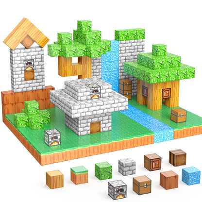 Magnetic Building Blocks - STEM Educational Toy for Children Ages 4-13, Ideal Gift for Boys and Girls, Fidget and Sensory Play