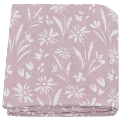 70% Bamboo+30% Cotton Muslin Swaddles Baby Blankets Newborn Bedding Blanket Feeding Cover Flower Baby Blanket Diaper