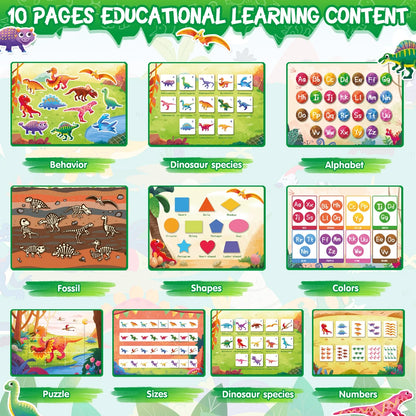 Montessori Educational Activity Book for Toddlers, Engaging Learning Toys for Ages 1-5, Ideal Christmas and Birthday Gifts for Boys and Girls