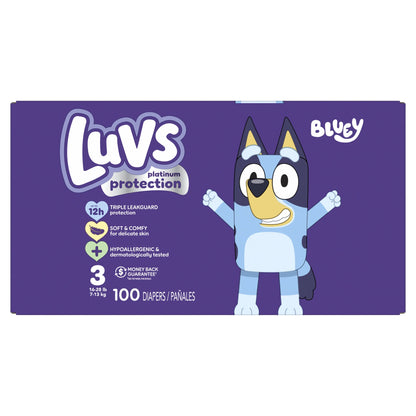 Platinum Protection Baby Diapers, Size 3 (16-28 Lbs), 100 Count