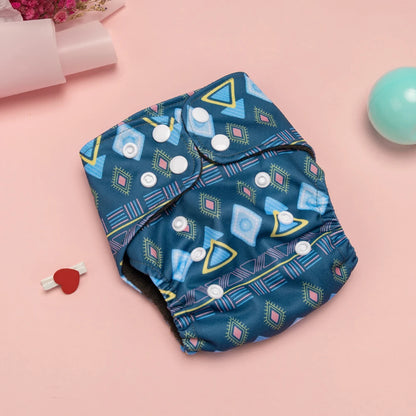 Newborn Diapers Washable Reusable Waterproof Diaper for Newborns 0-3 Months Bamboo Charcoal Double Inner Gusset Baby Item