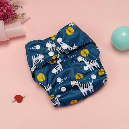 Newborn Diapers Washable Reusable Waterproof Diaper for Newborns 0-3 Months Bamboo Charcoal Double Inner Gusset Baby Item