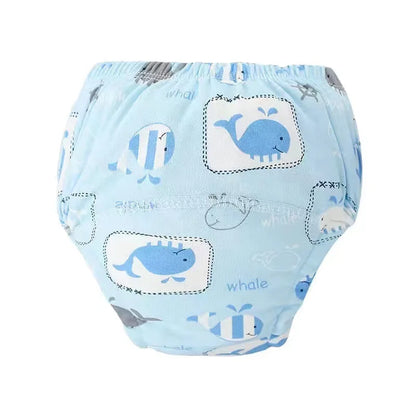 6 Layers Baby Elinfant 2 Size Diapers for Swimming Absorbent Ecological Diapers Reusable Training Panties Happy Flute Newborn