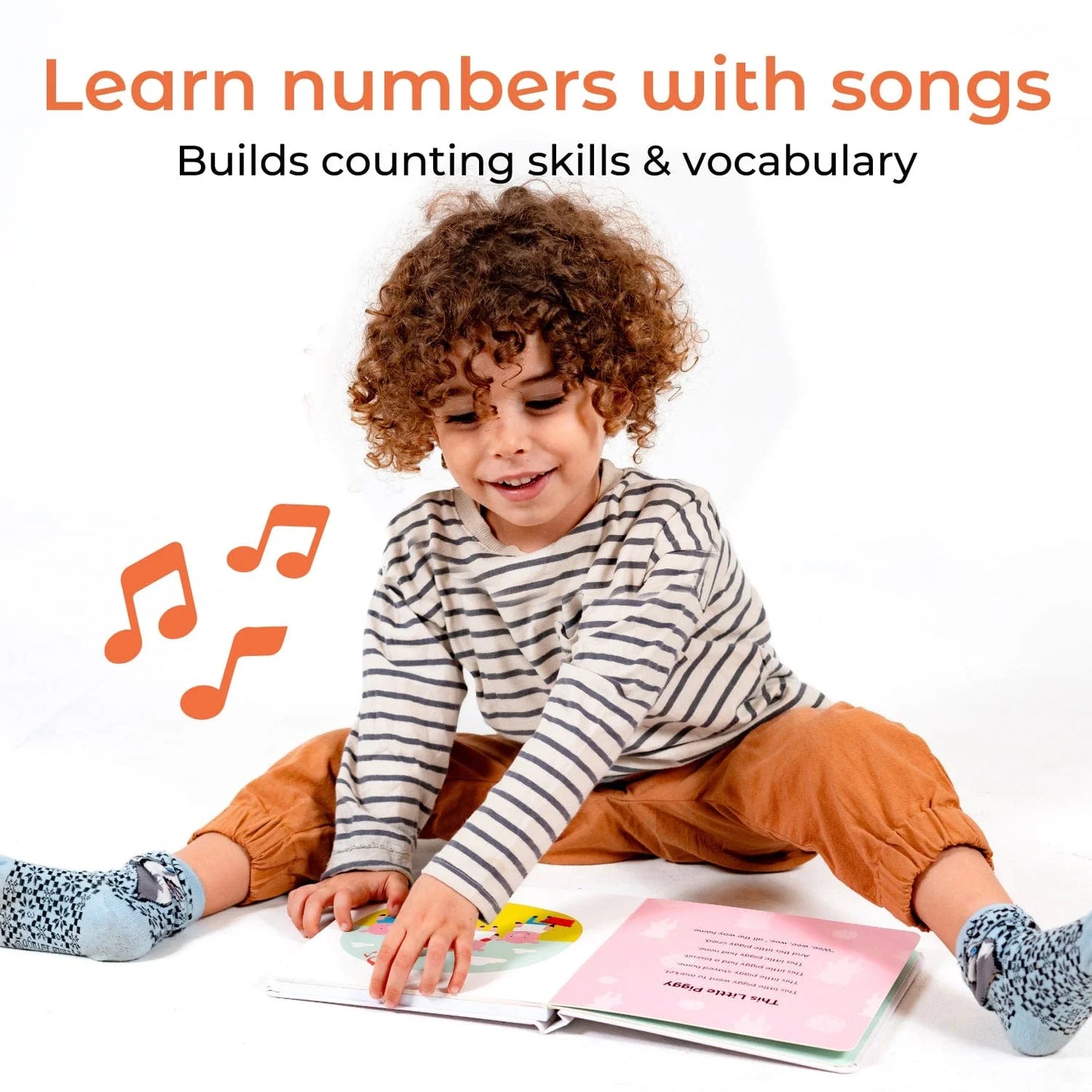 Interactive Sound Book: Count with Me - Nursery Rhymes for Children