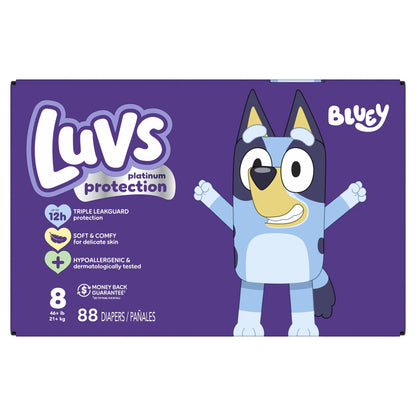 Platinum Protection Baby Diapers, Size 8, 88 Count