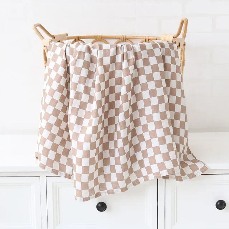 70% Bamboo+30% Cotton Muslin Swaddles Baby Blankets Newborn Bedding Blanket Feeding Cover Flower Baby Blanket Diaper