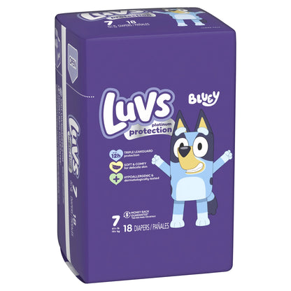 Platinum Protection Baby Diapers, Size 7 (41+ Lbs), 18 Count