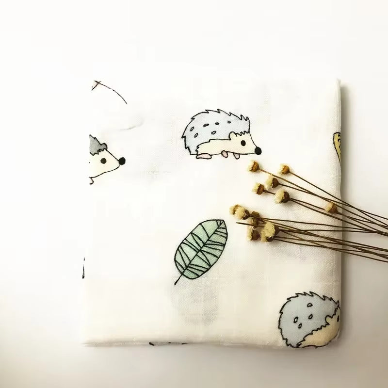 Newborn Organic Cotton Bamboo Baby Blanket Muslin Swaddle Wrap Feeding Burpy Towel Scraf Bibs Muslin Diaper Dropshipping