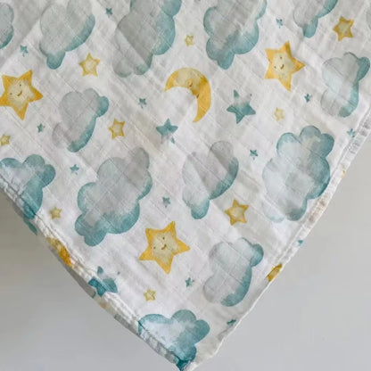 Newborn Organic Cotton Bamboo Baby Blanket Muslin Swaddle Wrap Feeding Burpy Towel Scraf Bibs Muslin Diaper Dropshipping