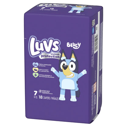 Platinum Protection Baby Diapers, Size 7 (41+ Lbs), 18 Count